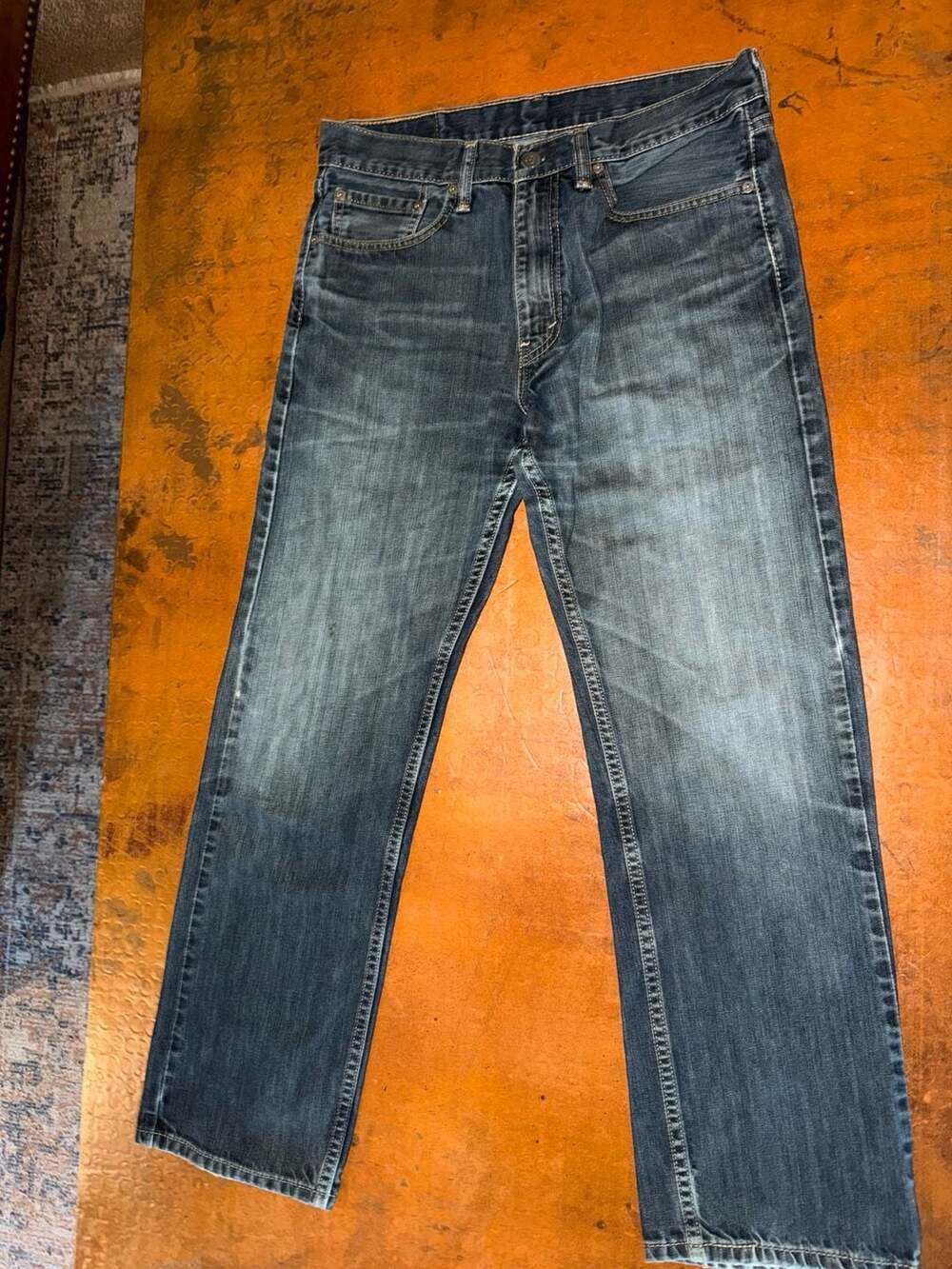 Levi's Denizen 281 Straight Fit Jeans Classic Denim Mens Size 33x30 Actual 34x30